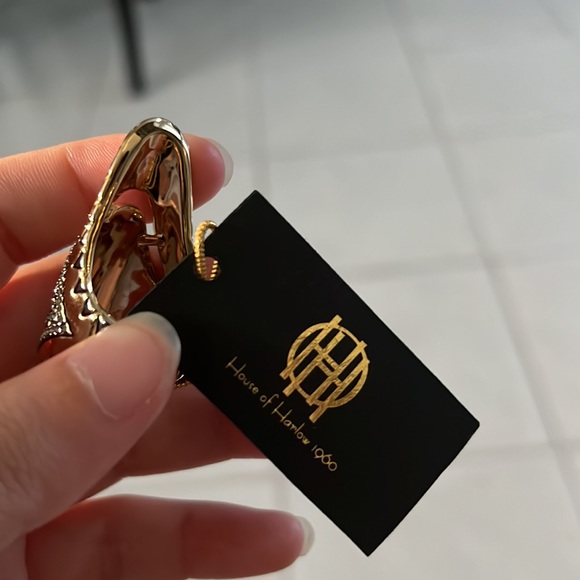 NEW Rare House of Harlow 1960 Modern Tribal Ring - Picture 5 of 6